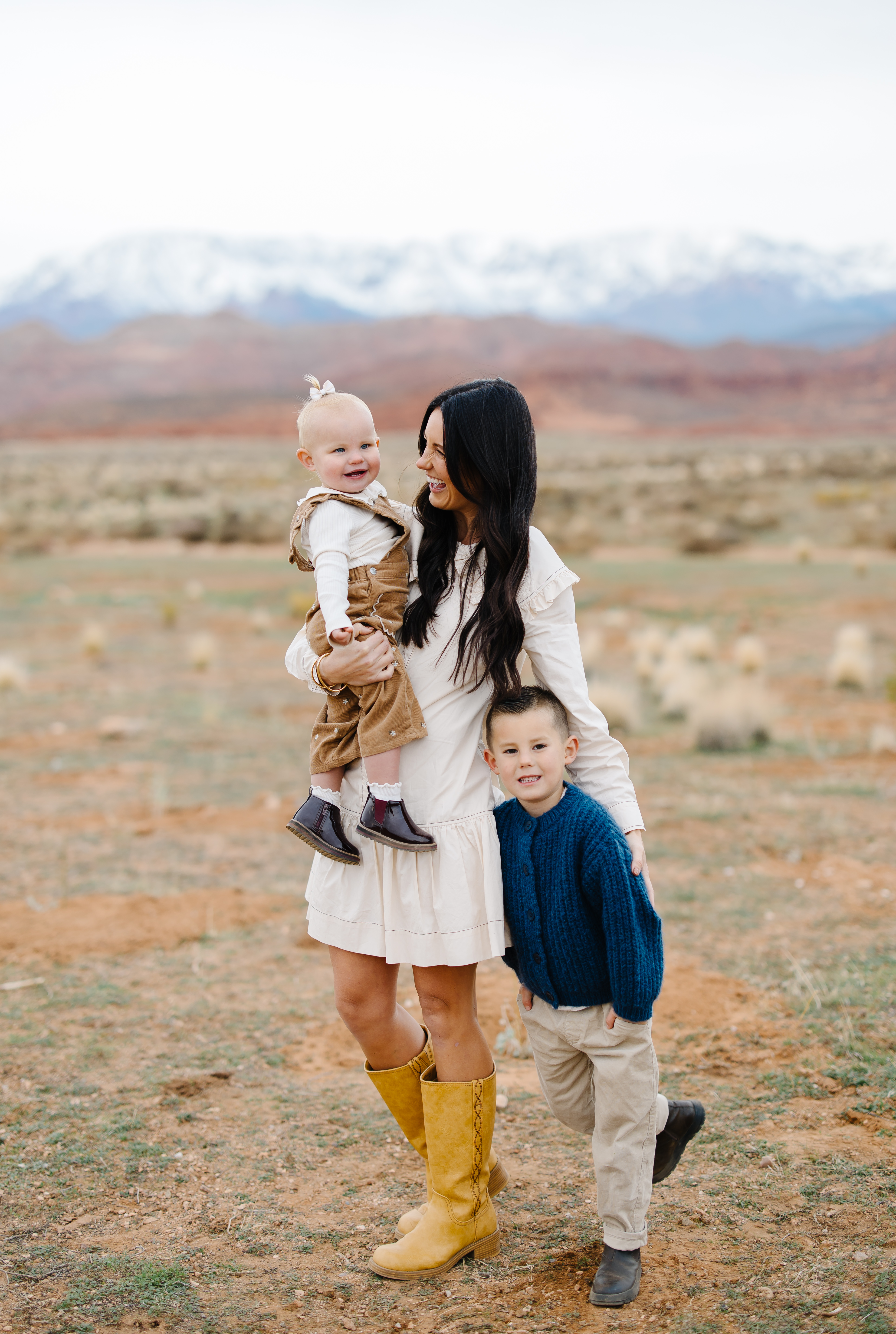 Maddy Silotti with her kids